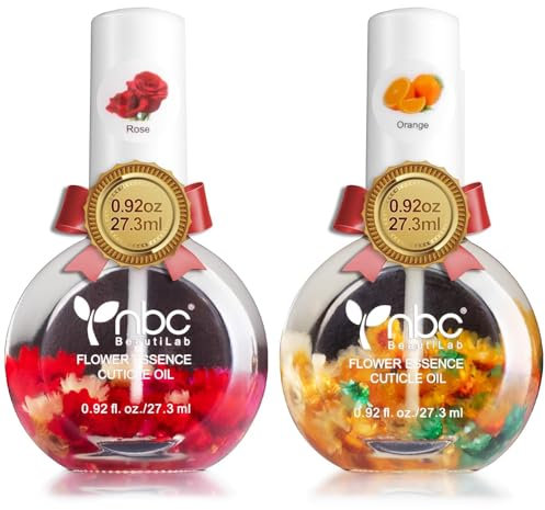 nbc BeautiLab Aceite para cutículas, aceite para el crecimiento de uñas, mezcla natural de jojoba, vitamina E, vitamina B, reparar cutículas durante la noche, hidrata y fortalece las uñas y cutículas