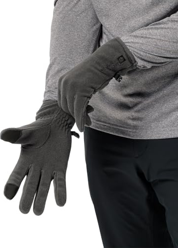 Jack Wolfskin Real Stuff Touchscreen-Handschuhe - Schiefer - L