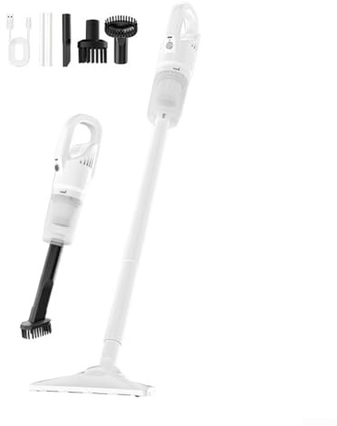 Aspirapolvere portatile senza fili, 55000 giri/min, potente motore, rotazione laterale di 180°, per la pulizia di divani, letti, auto