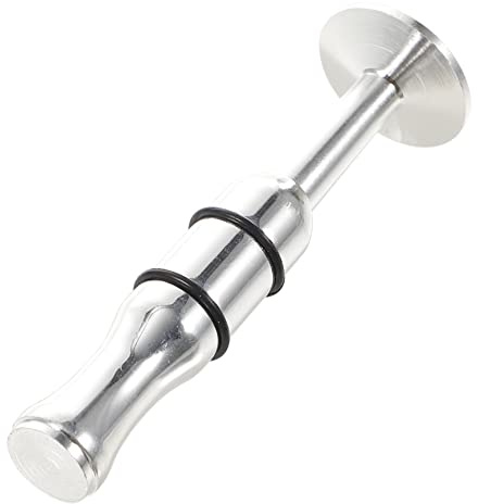 VICASKY Trompeten Ansatztrainer aus Messing Leichtes Übungsgerät für Lippenstärke und Mundstückform für Trompetenlehrer und Musiker in Silber
