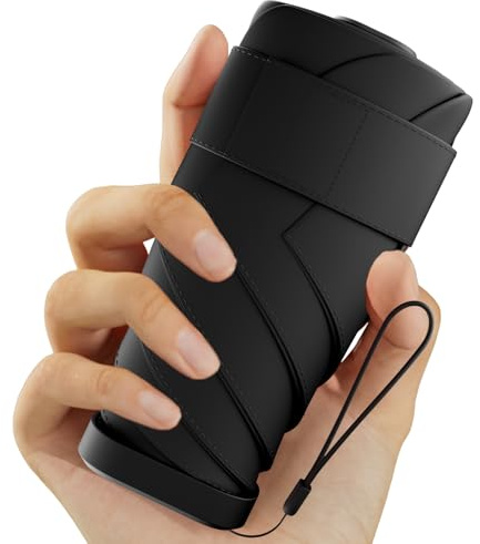 Copulan Mini Travel Umbrella, UPF 50+ Compact 7oz Fits in Purse