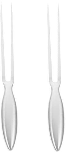 IMIKEYA Tenedor De Barbacoa De Acero Inoxidable Tenedor De Barbacoa Largo Cubiertos es es De Carne Para Levantar es De a De Parrilla Brocheta