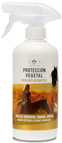 Spray Prottettore Naturale Cavalli 750 ml Repellente per Tafani, Mosche, Vespe, Zanzare, Lozione Vegetale con Geranio e Citronella Repellente Insetti per Cavalli, Mantello e Cute Cruelty Free