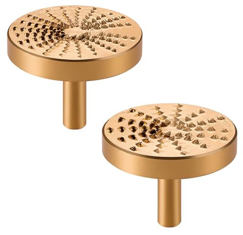 Lima Rotante per la Lavorazione del Legno, Lima per Goffratura, Smerigliatrice Angolare Dischi per Intaglio del Legno, Utensili Manuali, Acciaio 45, per Levigatura di Legno e Artigianato (Oro)