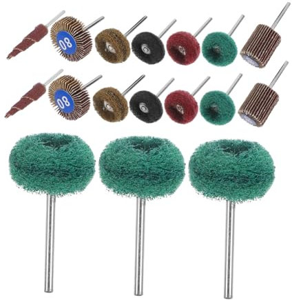 CANIGHT 50pcs Abrasive Flap Wheel Sanding Flapper Wheel for Drill Sander Attachment