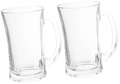 KUKUUU 2 boccali da birra in vetro