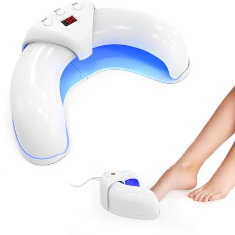 Suuprone Nail Fungus Laser Device, Anti-Fungal Nail Treatment for Toenails/Fingernails Extra Strong, Enhanced Antifungal Laser with 905nm Infrared Light + 470nm Blue Light, Efficient & Safe & Reliable