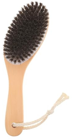 Milisten Bristle Horse Grooming Brush Sanfte Pferdebürste Effektiven Von Pferdehaaren Leicht Und Tragbar Für Pflege Unterwegs Für Empfindliche