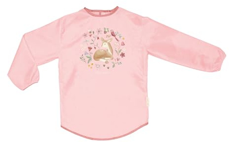 Little Dutch Schürze Malschürze Bastelschürze Langarm für Kinder Mächen rosa - Fairy Garden