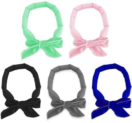Set Of 5 Dog Collar Cooling Neck Wrap For Summertime Heat Reusable Supplies Ice Pet Cooling Collar
