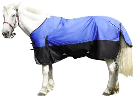 1200D Regendecke Pferd 125cm wasserdichte pferdedecke Winterdecke für Pferde pferdedecken Leichte, wasserdichte, Atmungsaktive und Reißfeste
