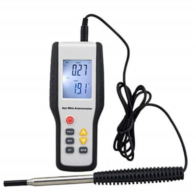Compteur numérique Portable de vitesse du vent, haute sensibilité, anémomètre thermique à fil chaud, Instruments mesure, HT-9829