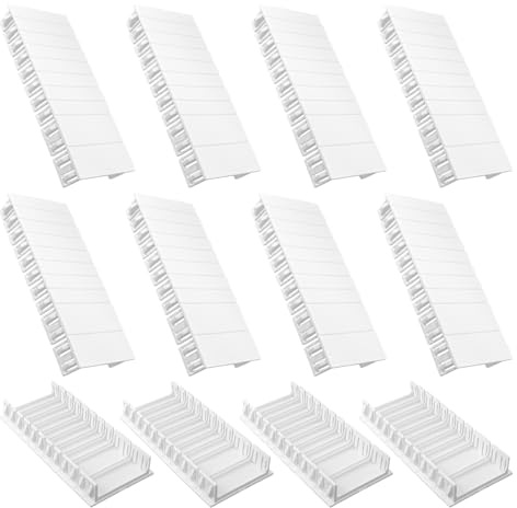 BuxiuGK 12 Piezas tiras de cubierta ciegas 6HP,tiras de cobertura para cajas de seguridad para caja de fusibles y subdistribuidores