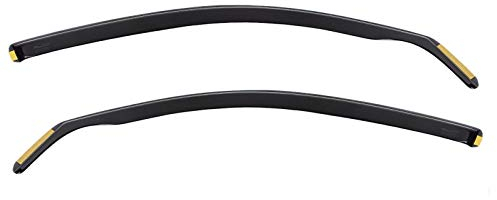 J&J AUTOMOTIVE | Windabweiser Passend Für Golf 6, Fließheck 2008-2013, Heko Regenabweiser, Getönt, Set 4-Teilig, Vorne, Hinten, Aerodynamisch