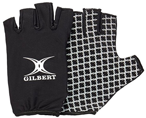 Gilbert herr internationella generiska rugbyhandskar – svart, medium