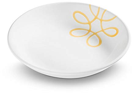GMUNDNER KERAMIK Plato hondo de 20 cm de diámetro, color amarillo, hecho a mano en Austria.