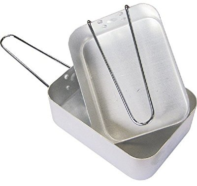 Army Tactical Cooking Mess Tin Set ideale per campeggio Bushcraft