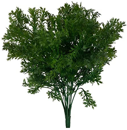 Artificial Falso Hoja Pequeña Planta 6 Perejil Hierba Decoración Para
