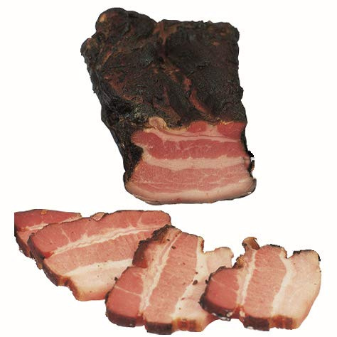 Food-United Brotzeitrankerl schwarzgeräuchert 650g aus mageren Schweinebäuchen nach traditionellem Rezept mit natürlichen Kräutern verfeinert Top-Qualität