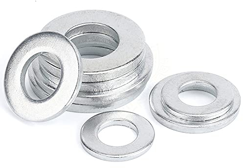 1/50/100 Stück A2 304 Edelstahl Flachdichtung für M1.6 M2 M2.5 M3 M4 M5 M6 M8 M10 M12 M16 M20 M24 Schraubenbolzen-5Pcs M20