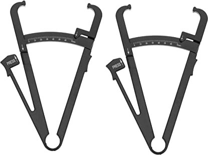 Baluue 4pièces Étriers De Cutané pour Mesurer Pourcentage De Graisse Outil Portable Évaluation Composition pour Et Femmes Centimètre