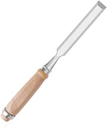 OITTo Juego de Herramientas de Cuchillo de Talla Profesional de cincel de Madera para Mango de Madera de Primera Calidad con Piedras de afilar de gubia de cincel, 18 mm