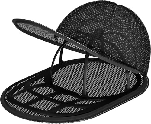 LONGD Waschkäfig für Baseballkappen, stabiler Rahmen, Wäscheschutz für Erwachsene/Kinder, maschinenfester Reiniger (1er-Pack)