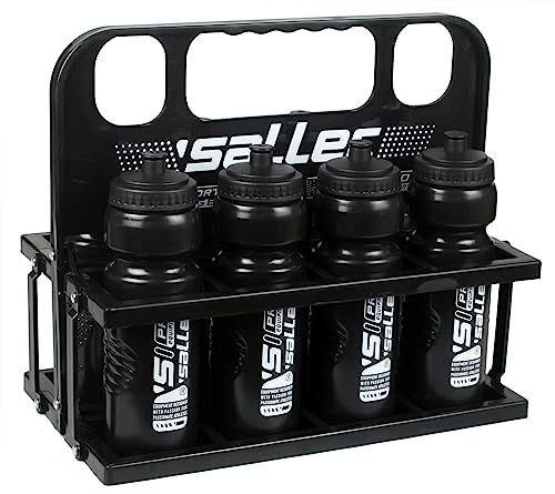 Saller Flaschenhalter Set inkl. 8 Trinkflaschen »sallerEntry« - schwarz