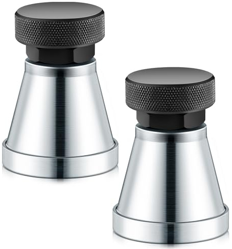 Gisafai 2 Pc Adjustable Screw Jack Range 2.63 to 3.93 Post Machinist Jack Heavy Duty Screw Jack Stands with 5 Tons Capacity for Large Milling Drilling Machines Leveling Work Die Processing