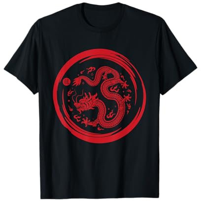 Année du dragon Nouvel An chinois 2024 Dragon en bois lunaire T-Shirt