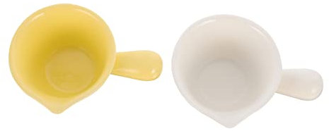 Zerodeko 2stücke Lange Handgriff Schüssel Für Snacks Gewürze Und Saucen Vielseitige Schalen Für Zuhause Partys Picknicks Und Gastronomie Für Eiscreme Und Dips