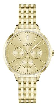 BOSS Multi Zifferblatt Quarz Uhr für Damen Kollektion Symphony mit Edelstahl- oder Lederarmband