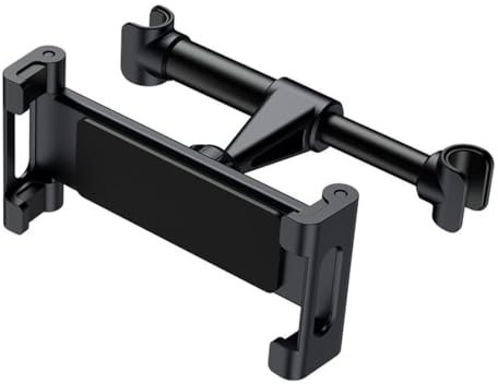 EYVRPAU Supporto per Poggiatesta Auto, Supporto Regolabile per Cellulare e Tablet, Sedile Posteriore (4–11 pollici)