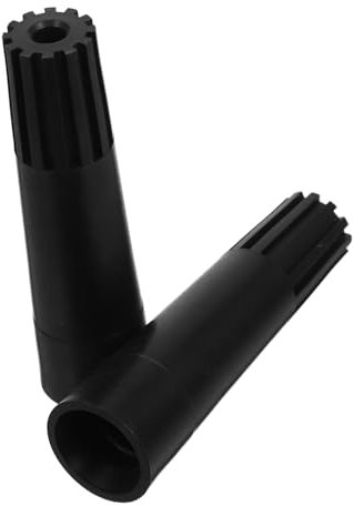 Healeved 2 Stück Stangenadapter für Wischmopp aus Kunststoff mit Gewinde Robuste Verlängerungsstange für Besenstiel Geeignet für Verschiedene Reinigungsflächen und Wände