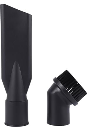 Niejgay Aspiradora Industrial, Cepillo Redondo y Juegos de Boquillas Planas, Accesorios Internos Duraderos para Aspiradoras Industriales de 44 Mm
