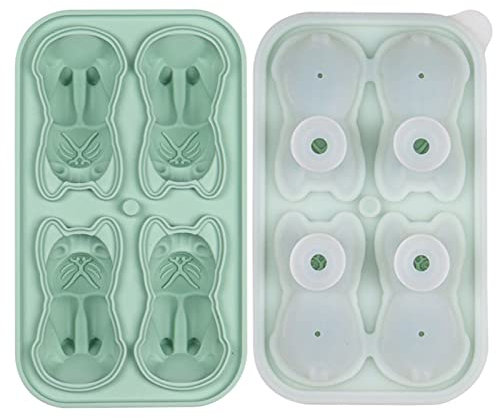 Moldes de hielo francés, moldes para bandejas, moldes 3D para bebidas, helados, cafés, cócteles, silicona