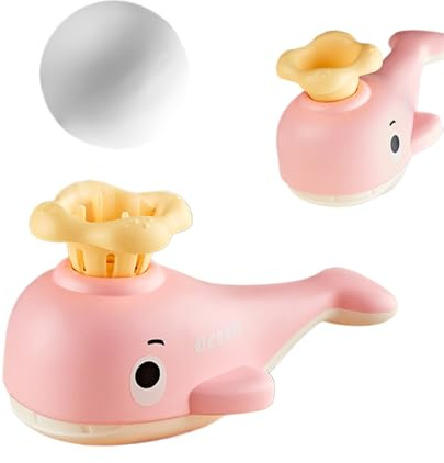 Allenatore di respirazione per bambini, giocattolo per allenare la respirazione, tromba a sfera galleggiante, simpatico giocattolo a forma di palla da nuoto, simpatico giocattolo a forma di W