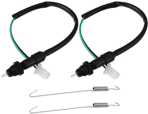 VGOL 2 Interruptores de Freno Trasero de Motocicleta con Resorte Adecuados para Interruptores de Pedal de Freno de ATV