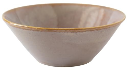 aito 517328 Natural Color Bowl, Deep Platter, Pot, Approx. 5.5 inches (14 cm), Cinnamon, Beige, Mino Ware, Dishwasher, Microwave Safe, Made in Japan