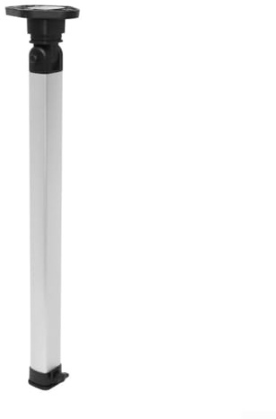Gamba da tavolo pieghevole regolabile 520 770 mm Supporto telescopico per camper, barca, roulotte e tavoli da balcone con pulsante di bloccaggio per stabilità