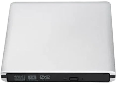 Graveur Blu-Ray UHD 4K USB3.0 Lecteur DVD Optique Externe Enregistreur RE/ROM Lecteurs 3D Facile à Utiliser(Silver)