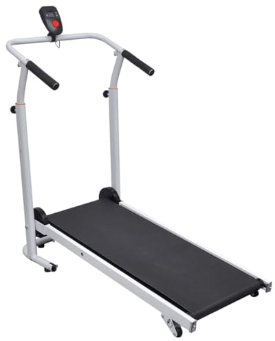 Fasba Cinta de Correr Manual Plegable - para Entrenamiento en Casa, Superficie de 93x36cm, Monitor de Ejercicio, Diseño Compacto y Resistente Modelo FCLRZJ-90884ES