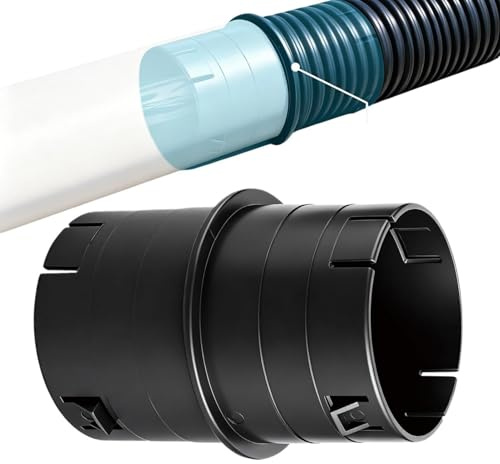 Manicotto Di PVC Da 110 Mm - Ricambio Stagno E Pesante | Adattatore Giunto Per Tubi In PVC - Per Pompe Acque Reflue Cortile Giardino E Progetti Di Drenaggio Sotterraneo