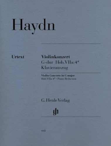 Violinkonzert G-dur Hob. VIIa:4; Violine und Klavier: Besetzung: Violine und Klavier (G. Henle Urtext-Ausgabe)