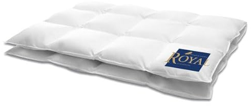 HANSKRUCHEN® Royal Daunendecke 200x200 cm - Warm / Winter - Made in Germany Kassettendecke aus 100% Gänsedaunen - Allergiker geeignet