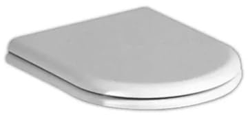 Keramag Courreges 572700000 1L-Sitz weiß, mit Scharnieren, verchromt