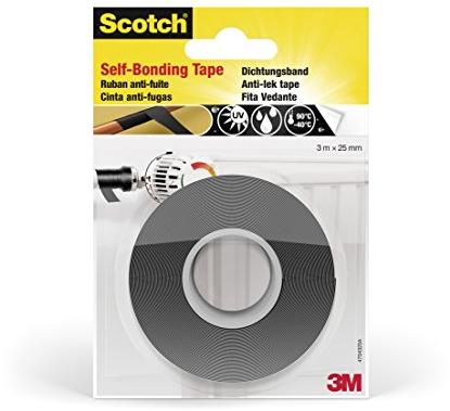 Scotch 4704A Cinta vulcanizadle (3 m x 25 mm), 3m x 25mm