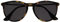 OPULIZE Jet Gafas de Lectura Solares Montura Elegante Grande Marrón Carey Engomado Varillas Plateadas Resistente a los Arañazos Lente Tintado con Protección UV400 Hombre Mujer S96-2 +2.00