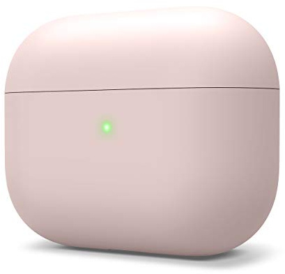 elago Cover Liquid Hybrid per AirPods Pro | Triplo Strato di Protezione, Protezione Shockproof, Silicone Liquido (Sabbia Rosa)