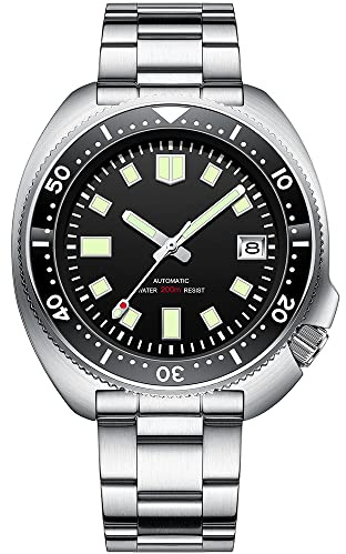 watchdives Steeldive Herrenuhr Automatik 1970 SD1970 Armbanduhr NH35 Uhrwerk 200M Taucheruhren